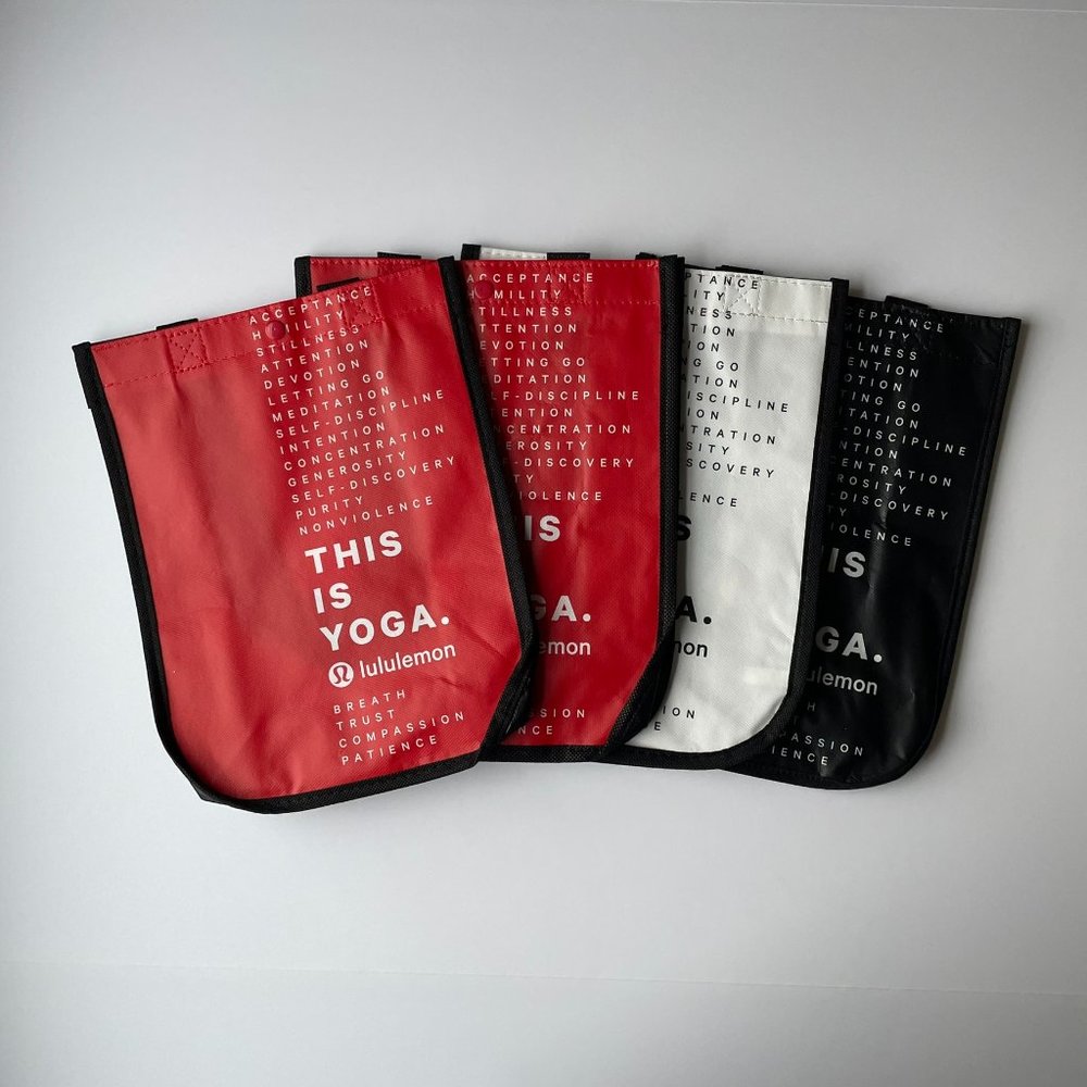 Small Lululemon Shopping Bag Set